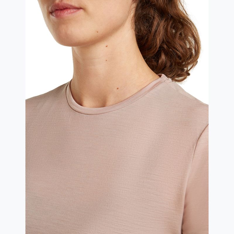 Women's trekking T-shirt icebreaker Merino 125 Cool-Lite™ Sphere III pink quartz 5