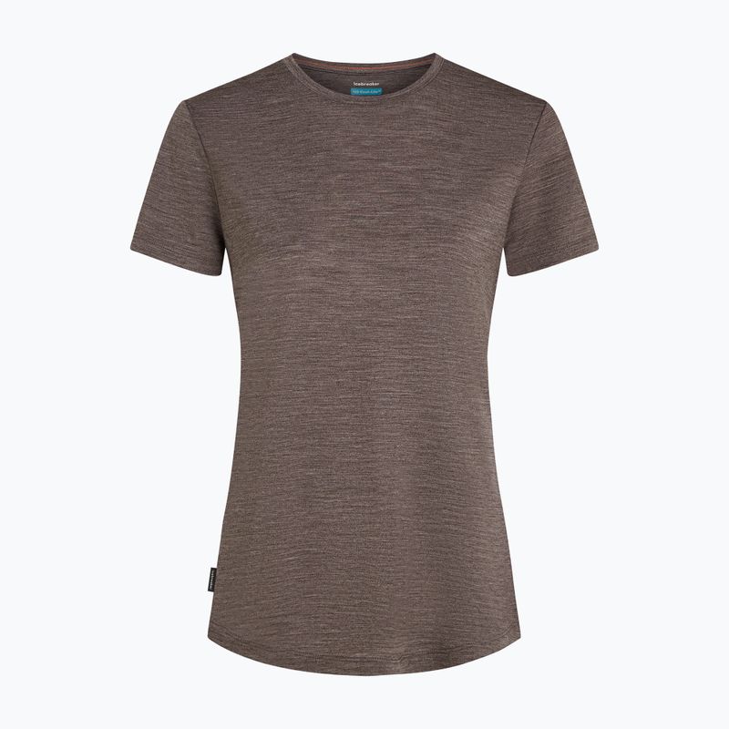 Women's trekking T-shirt icebreaker Merino 125 Cool-Lite™ Sphere III bittersweet hthr 7