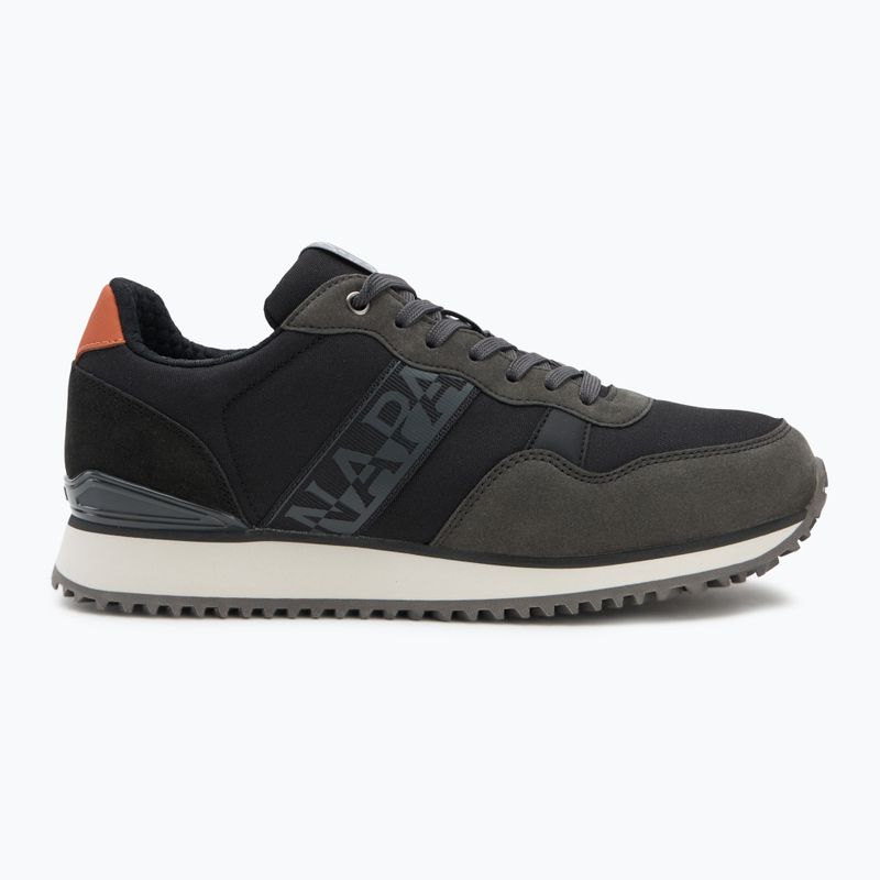Men's shoes Napapijri Cosmos black/grey/orange 2