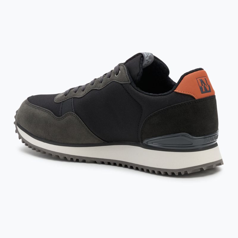 Men's shoes Napapijri Cosmos black/grey/orange 3