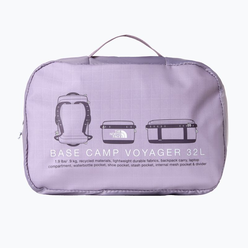 Travel bag The North Face Base Camp Voyager Duffel 32 l transcendent grey/endle 4