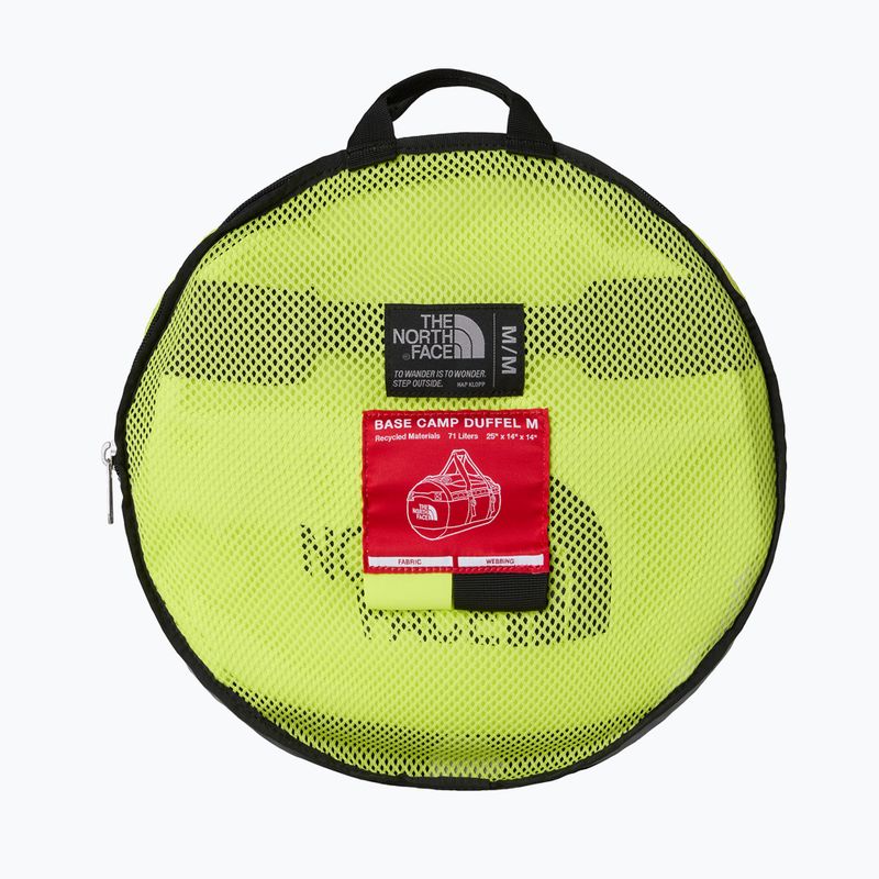 Travel bag The North Face Base Camp Duffel M 71 l fizz lime/lemon mist/tn 4
