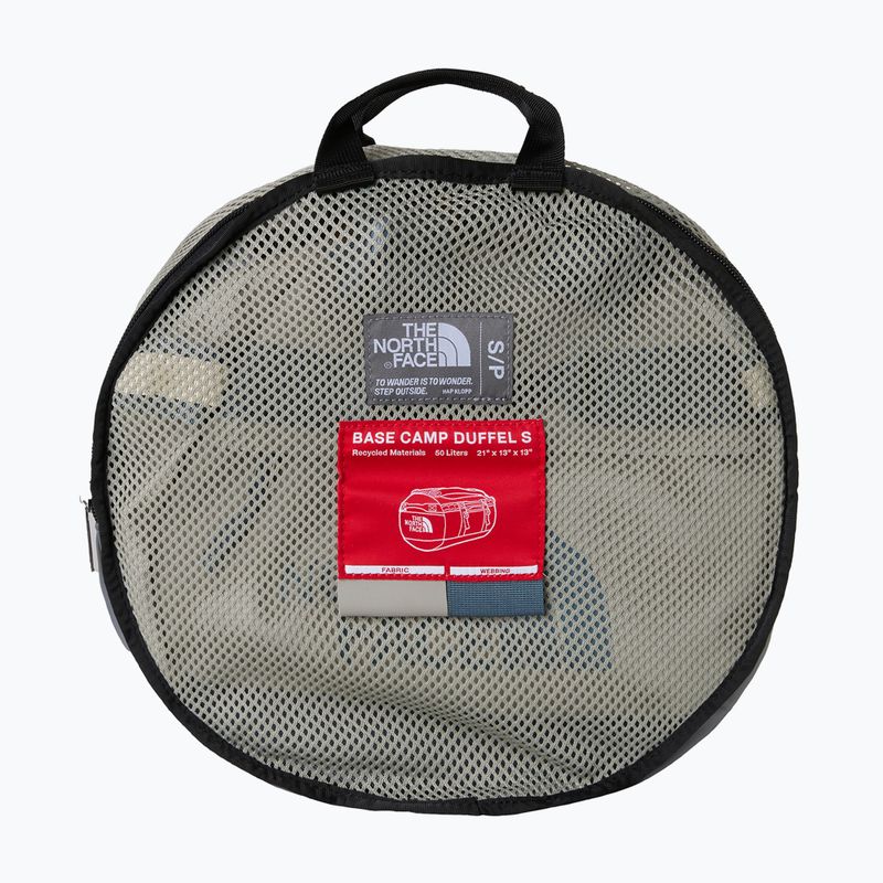 Travel bag The North Face Base Camp Duffel S 50 l stone slab/granite grey 4