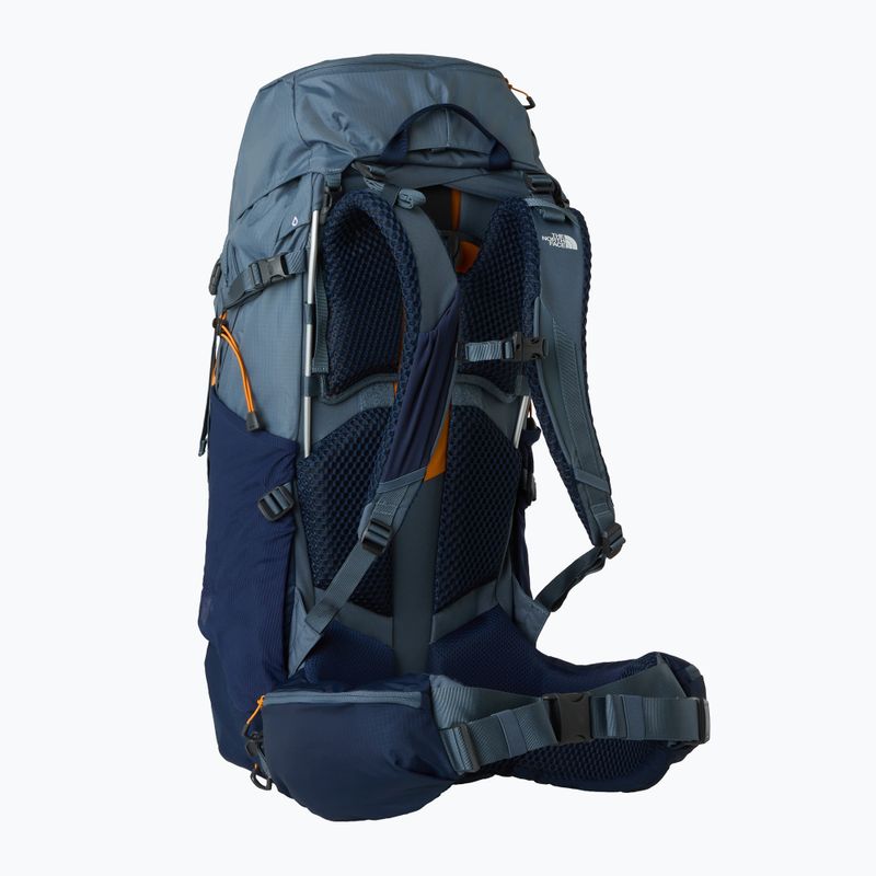 Hiking backpack The North Face Trail Lite 54 l granite grey/summit navy 2