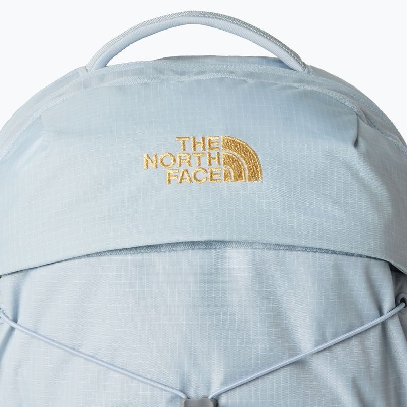 Women's urban backpack The North Face Borealis Luxe 27 l frost grey/gold metallic 3