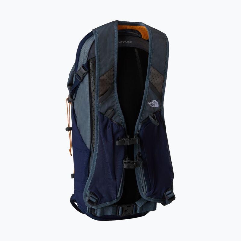 Hiking backpack The North Face Trail Lite 12 l granite grey/summit navy/dust orange 2