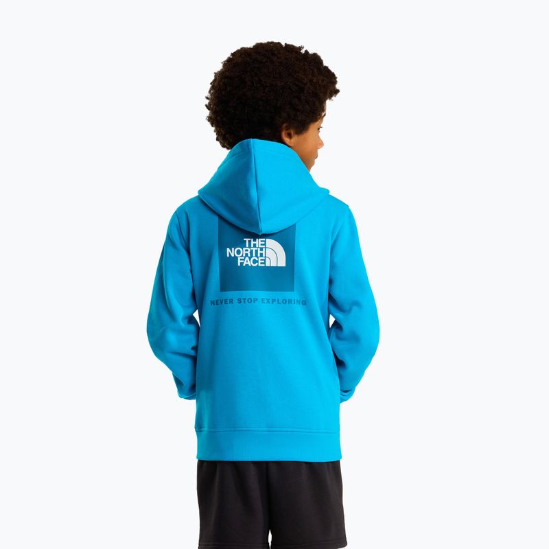 Children's sweatshirt The North Face Teen Box Nse Regular Hoodie meridian blue 3