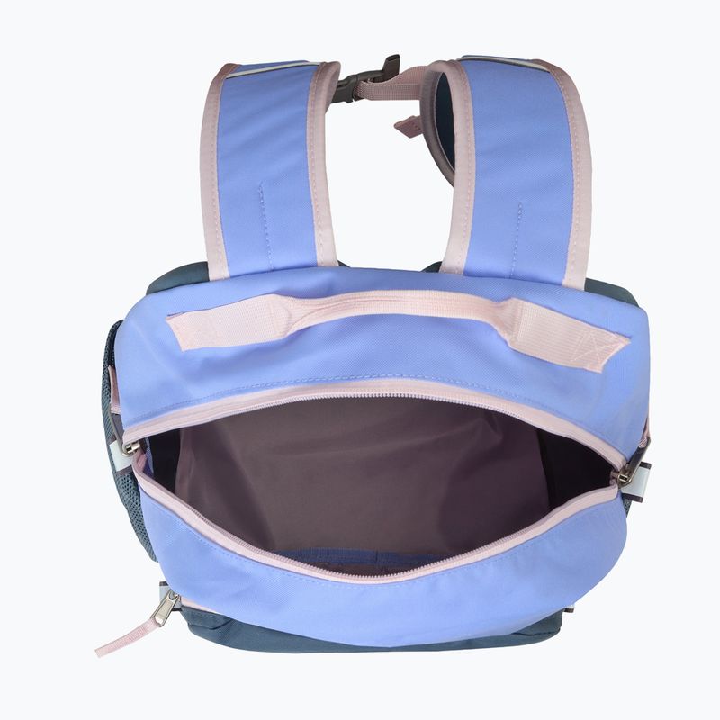 Children's urban backpack The North Face Chuckwalla 27 l periwinkle glow/granite grey/pale blossom 4