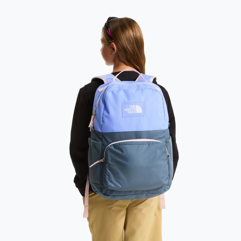 Children's urban backpack The North Face Chuckwalla 27 l periwinkle glow/granite grey/pale blossom 6