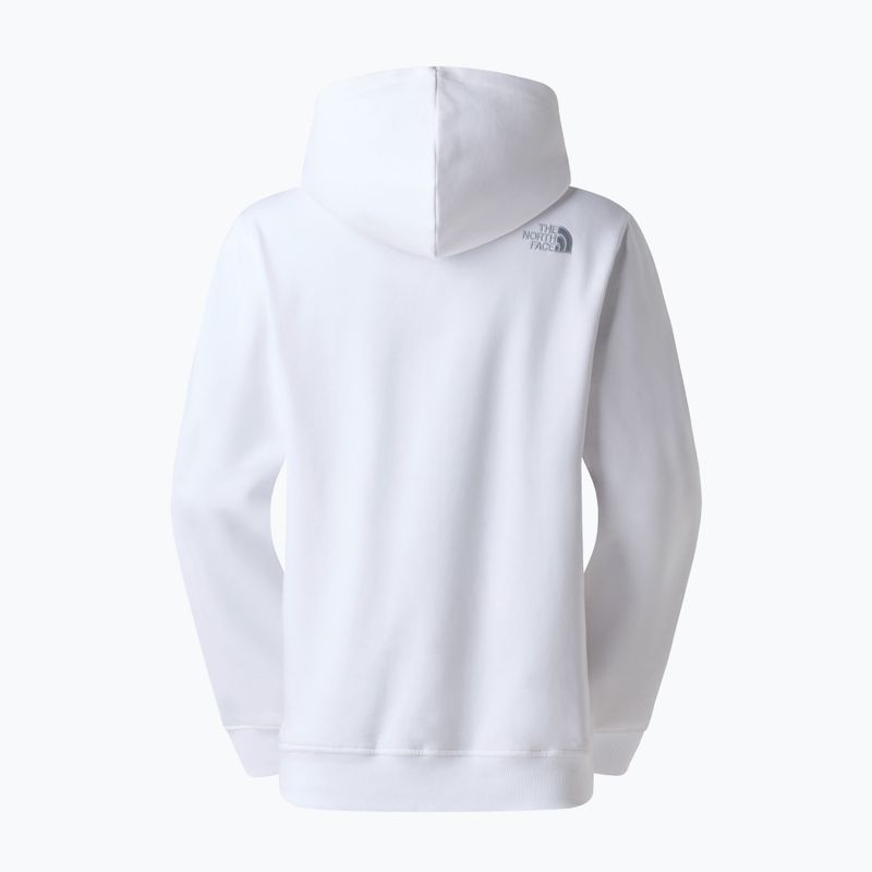 Women's sweatshirt The North Face Drew Peak Pullover Hoodie white/frost grey 6