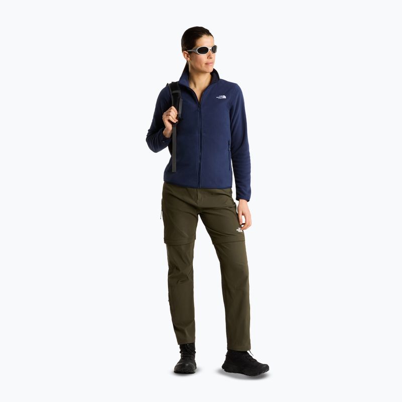 Women's trekking trousers The North Face Exploration Regular Straight Convertible taupe green 2