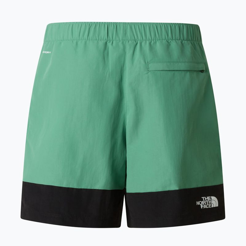 Men's trekking shorts The North Face Leynar dimmed algae/tnf black 10