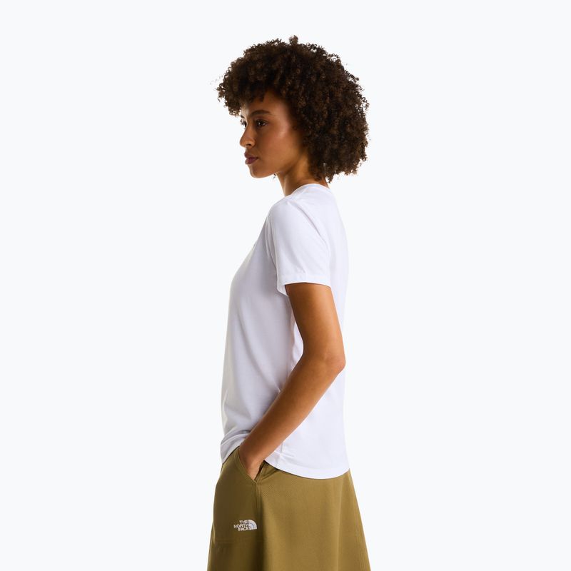 Women's T-shirt The North Face Evolution Simple Dome Slim SS tnf white 4