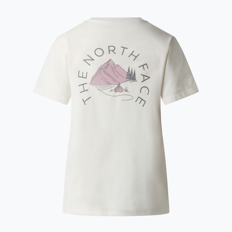 Women's T-shirt The North Face Monte Regular Graphic white dune 2