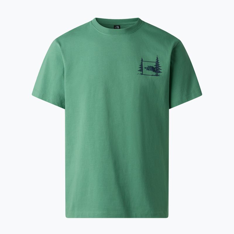Men's T-shirt The North Face Camping Relaxed dimmed algae 5