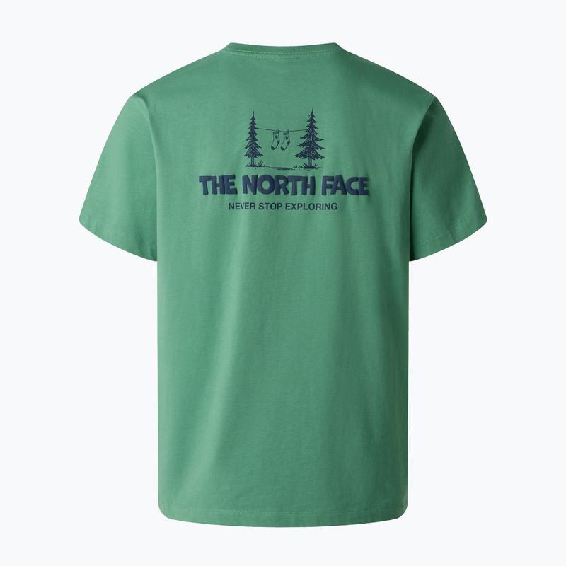 Men's T-shirt The North Face Camping Relaxed dimmed algae 6