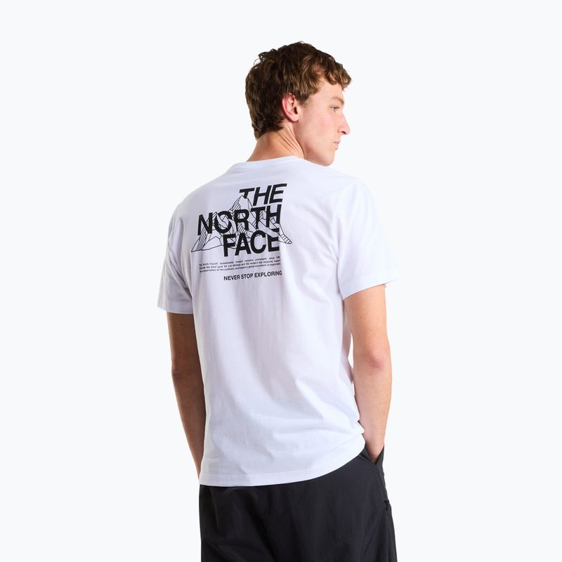 Men's T-shirt The North Face Mountain Sketch Regular tnf white 3