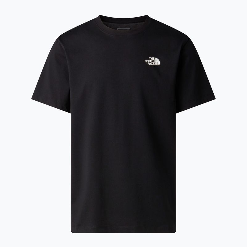 Men's trekking T-shirt The North Face Vertical Regular tbf black 4