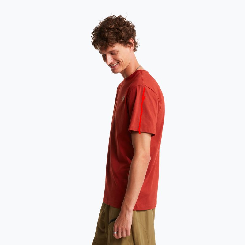 Men's trekking T-shirt The North Face Vertical Regular iron clay 3