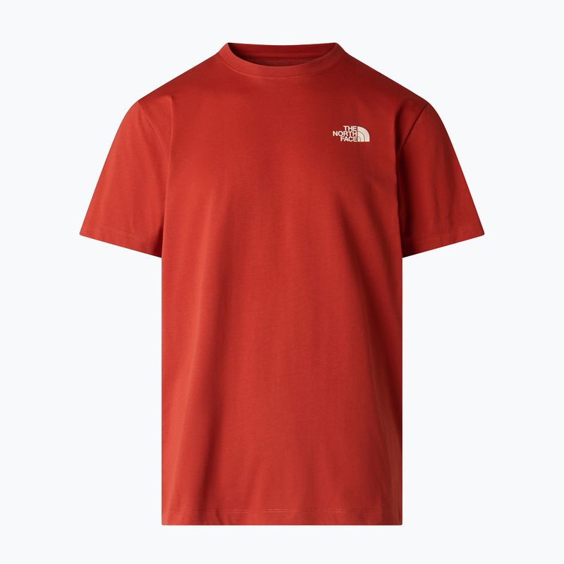 Men's trekking T-shirt The North Face Vertical Regular iron clay 4