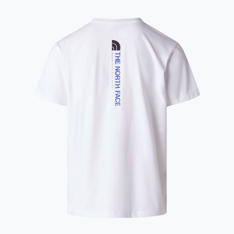 Men's trekking T-shirt The North Face Vertical Regular tnf white 6