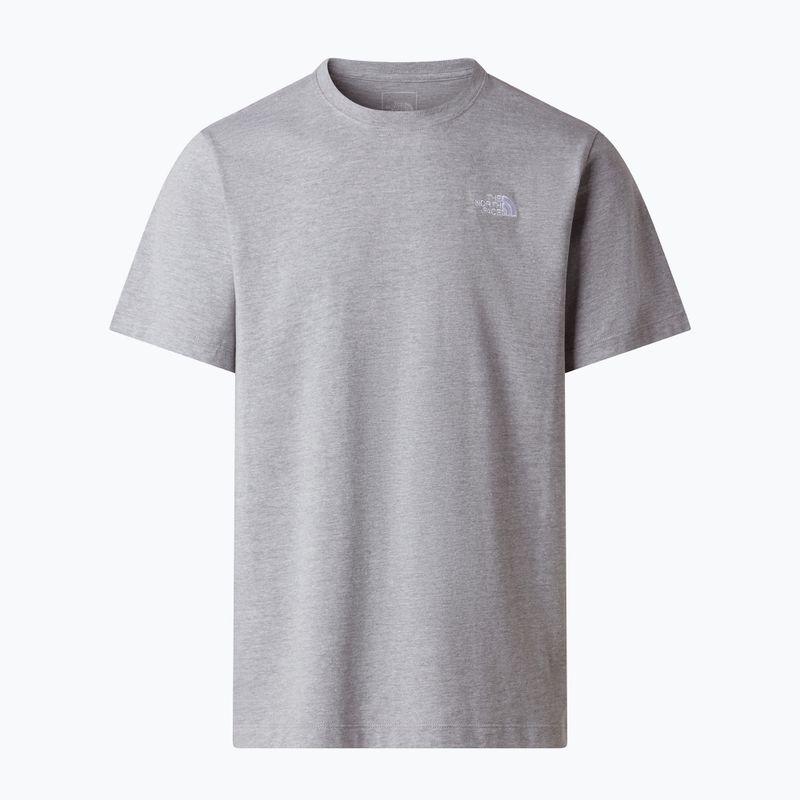 Men's T-shirt The North Face Evolution Simple Dome Regular SS tnf pale grey heather 4