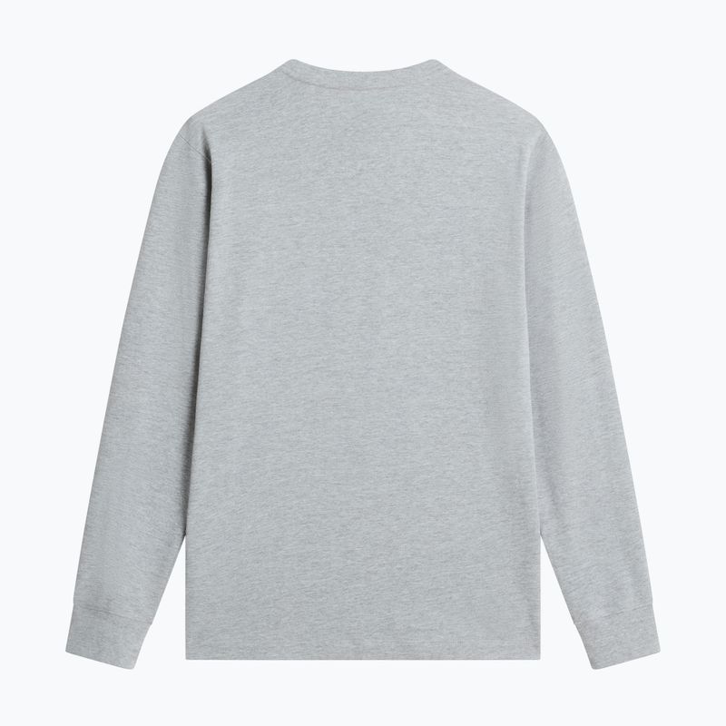 Men's long-sleeve trekking shirt The North Face Evolution Simple Dome Regular LS Tee tnf pale grey heather 5