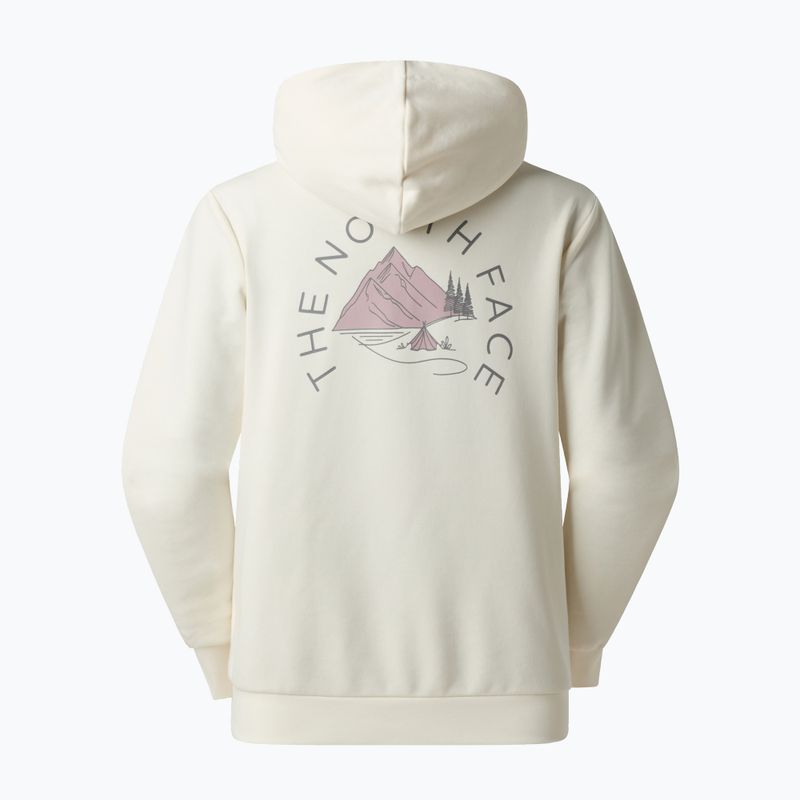 Women's sweatshirt The North Face Monte Regular Hoodie Graphic white dune 2