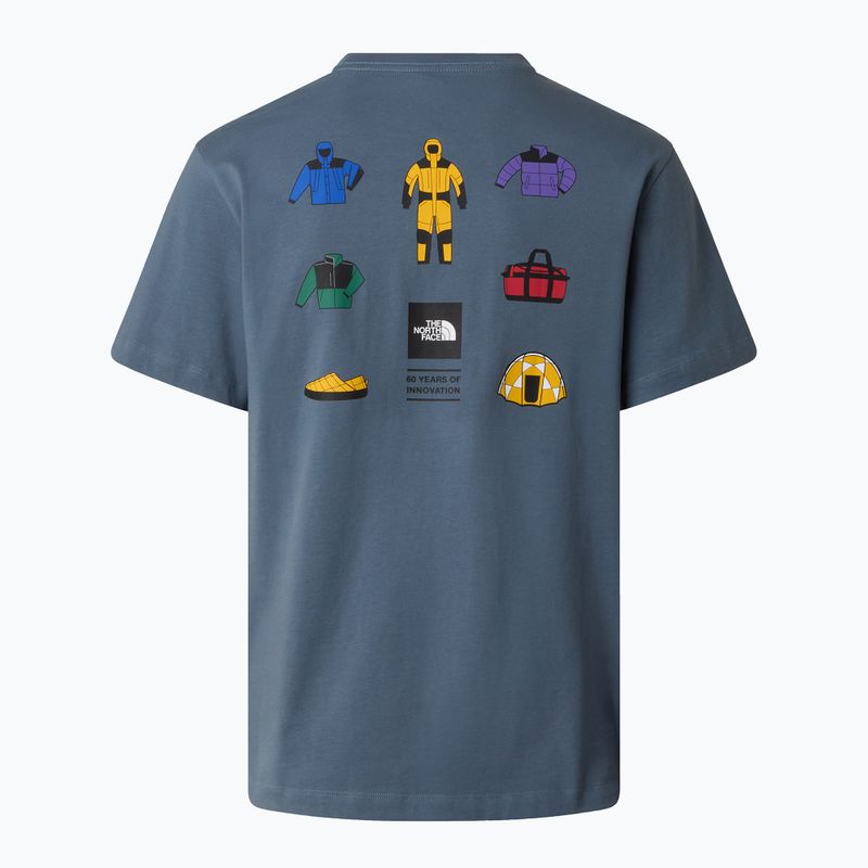 Men's trekking T-shirt The North Face Mountain Celebration Regular granite grey 9