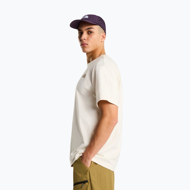 Men's T-shirt The North Face Snack Relaxed white dune 3