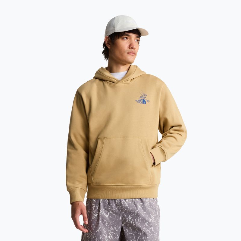 Sweatshirt The North Face Mountain Celebration Relaxed Hoodie khaki stone 3