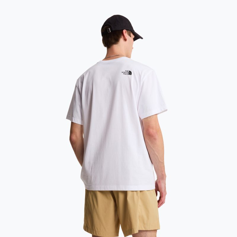 Men's T-shirt The North Face Mountain Logo Relaxed tnf white 3