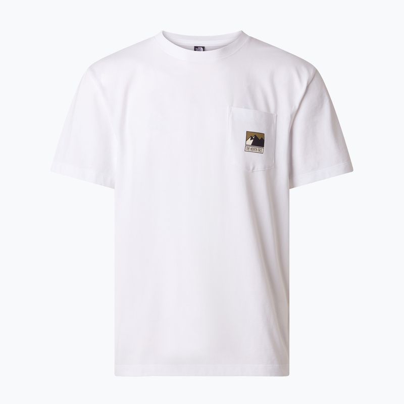 Men's T-shirt The North Face Mountain Logo Relaxed tnf white 4