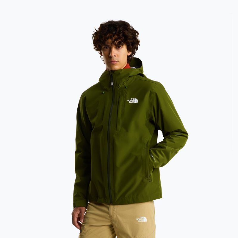 Men's rain jacket The North Face Dryzzle FutureLight 2 woodland green