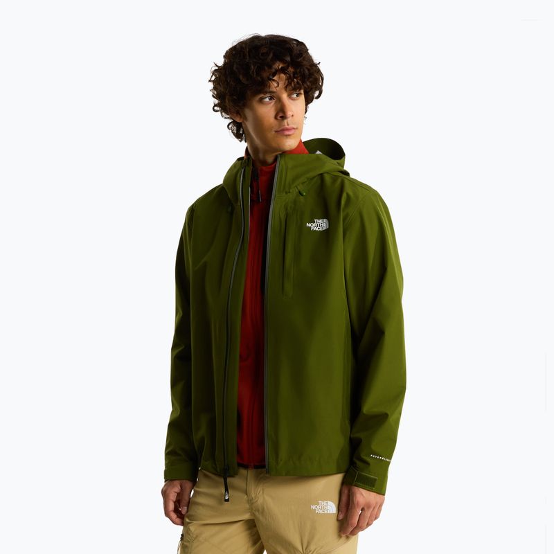Men's waterproof jacket The North Face Dryzzle FutureLight 2 woodland green 4