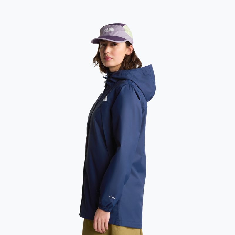 Women's rain coat The North Face Antora Rain Parka summit navy 4