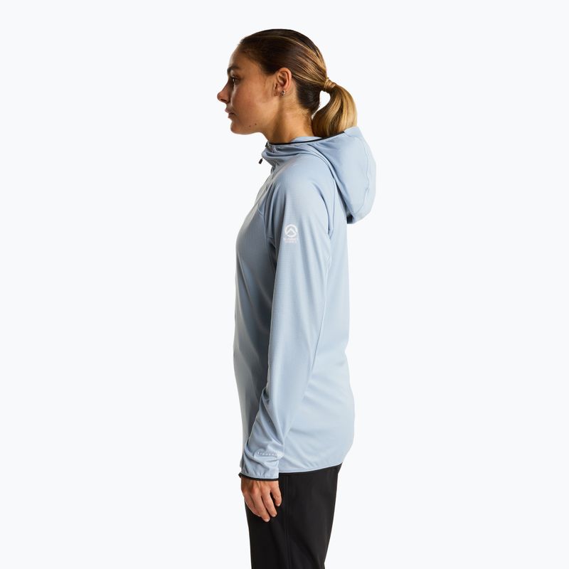 Women's trekking sweatshirt The North Face Summit Direct Sun Hoodie frost grey 4