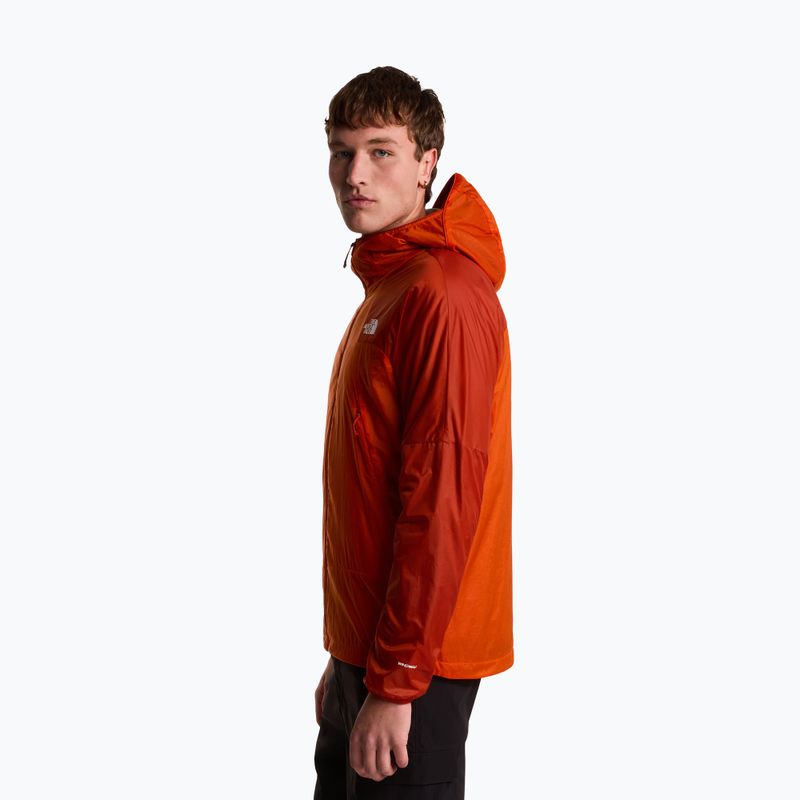 Men's wind jacket The North Face Ridgelite FF Wind lava red/iron clay 5