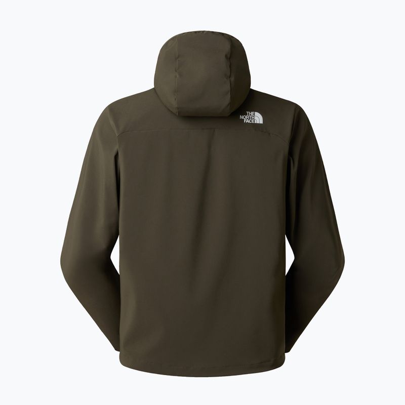 Men's softshell jacket The North Face Nimble Hoodie 2 new taupe green 7