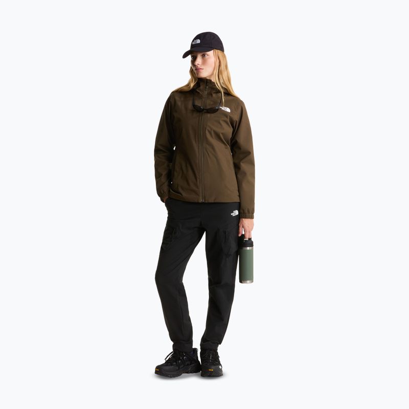 Women's softshell jacket The North Face Quest Mono taupe green 2