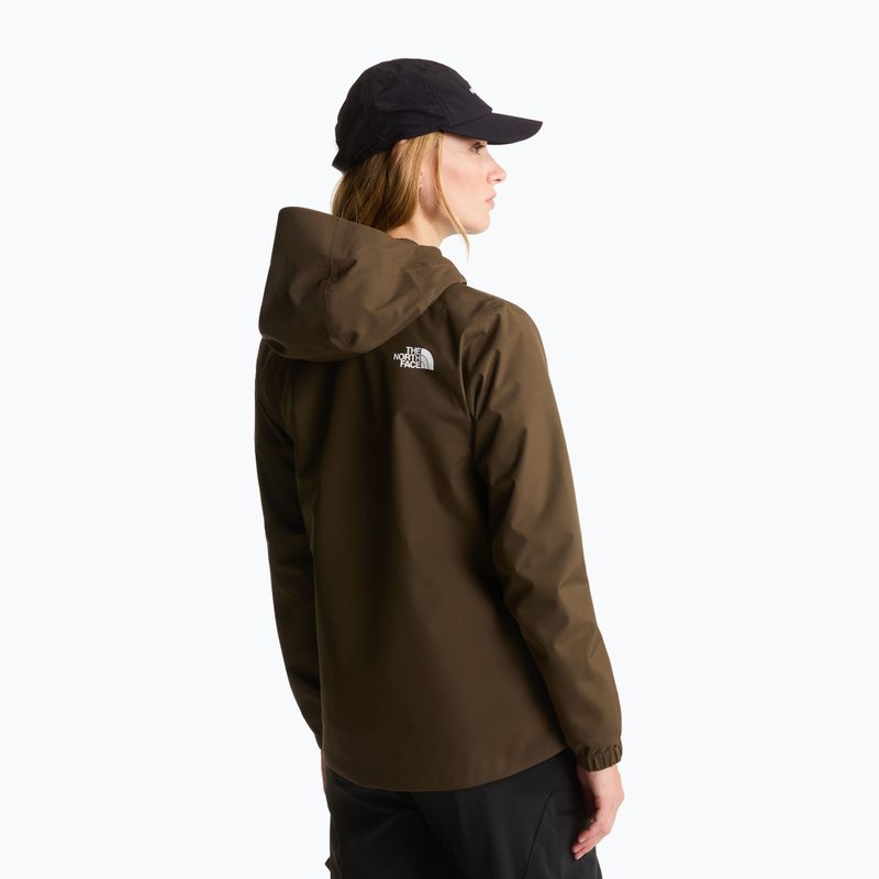 Women's softshell jacket The North Face Quest Mono taupe green 3