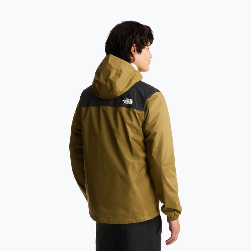 Men's rain jacket The North Face Antora cedar/tnf black 3
