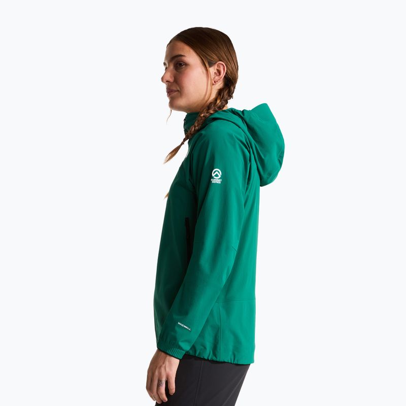 Women's softshell jacket The North Face Summit Off Width evergreen 5