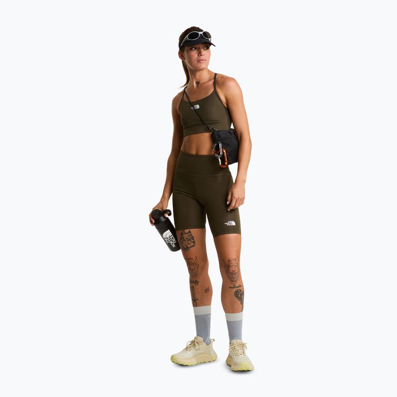 Women's trekking shorts The North Face Flex 8IN Tight new taupe green 2