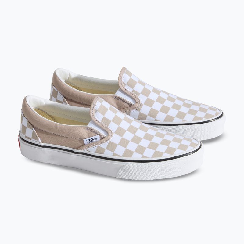 Shoes Vans Ua Classic Slip-On color theory checkerboard mushroom 2