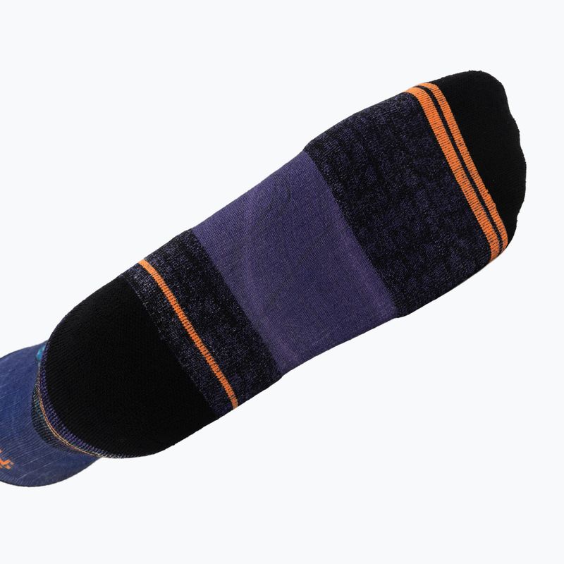 Socks Smartwool Hike Mountain Lake Print Crew deep navy 5