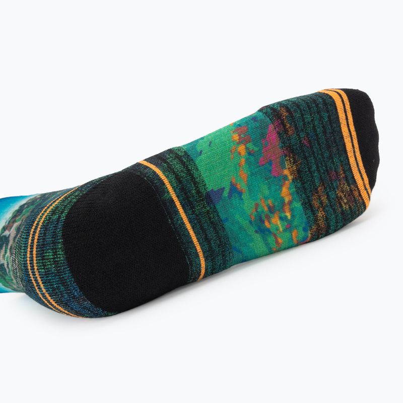 Women's socks Smartwool Hike Mountain Lake Print Crew capri 4