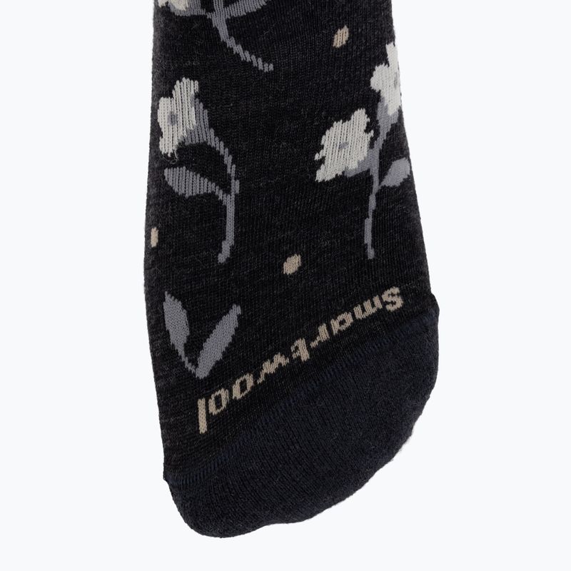 Women's socks Smartwool Everyday Garden Gala Crew charcoal 3