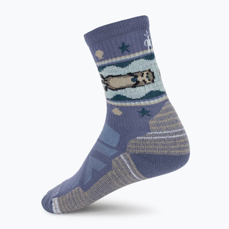 Women's socks Smartwool Hike Otter Float Crew nightfall blue 2