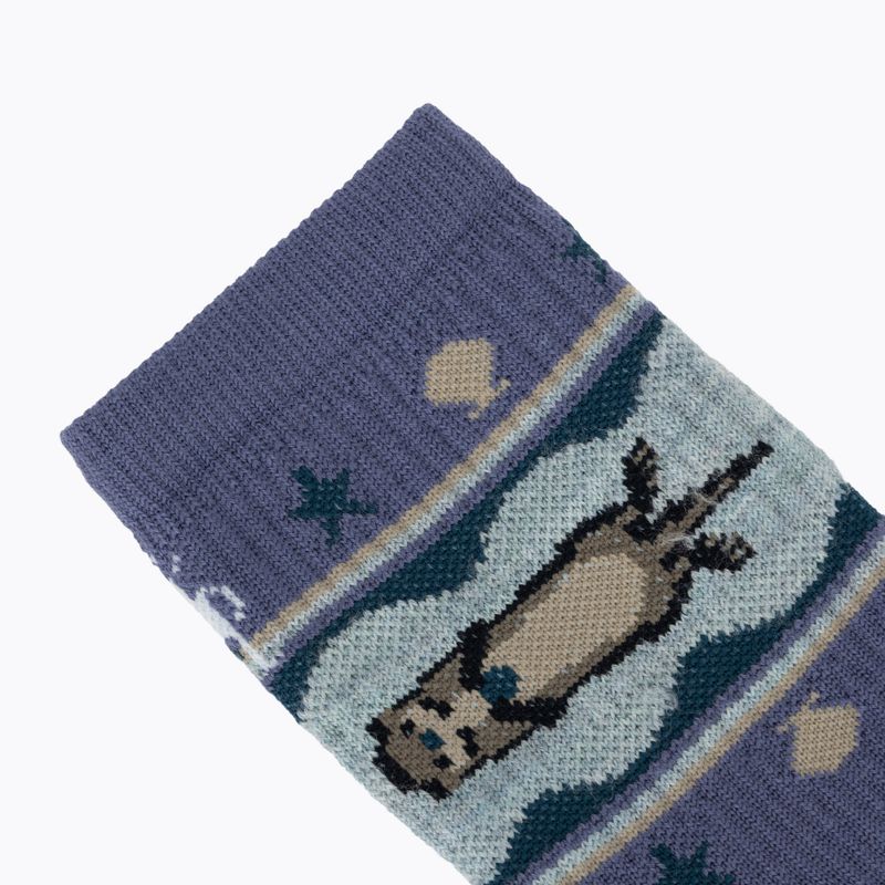 Women's socks Smartwool Hike Otter Float Crew nightfall blue 3